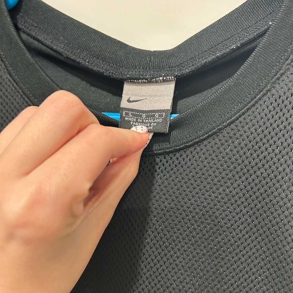 Vintage Men’s Nike Mesh black Jersey size large - Picture 4 of 8